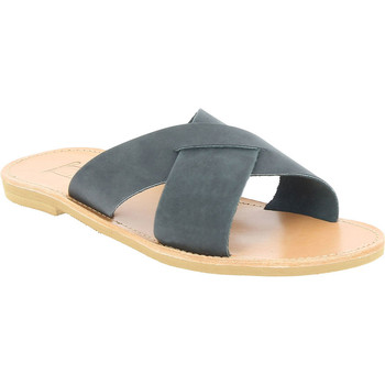 Schoenen Heren Leren slippers Attica Sandals ORION NUBUCK BLACK Zwart