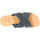 Schoenen Heren Leren slippers Attica Sandals ORION NUBUCK BLACK Zwart