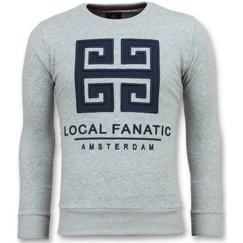 Textiel Heren Sweaters / Sweatshirts Local Fanatic Greek Border Leuke G Grijs