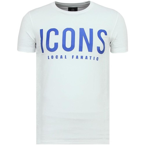 Textiel Heren T-shirts korte mouwen Local Fanatic ICONS W Wit