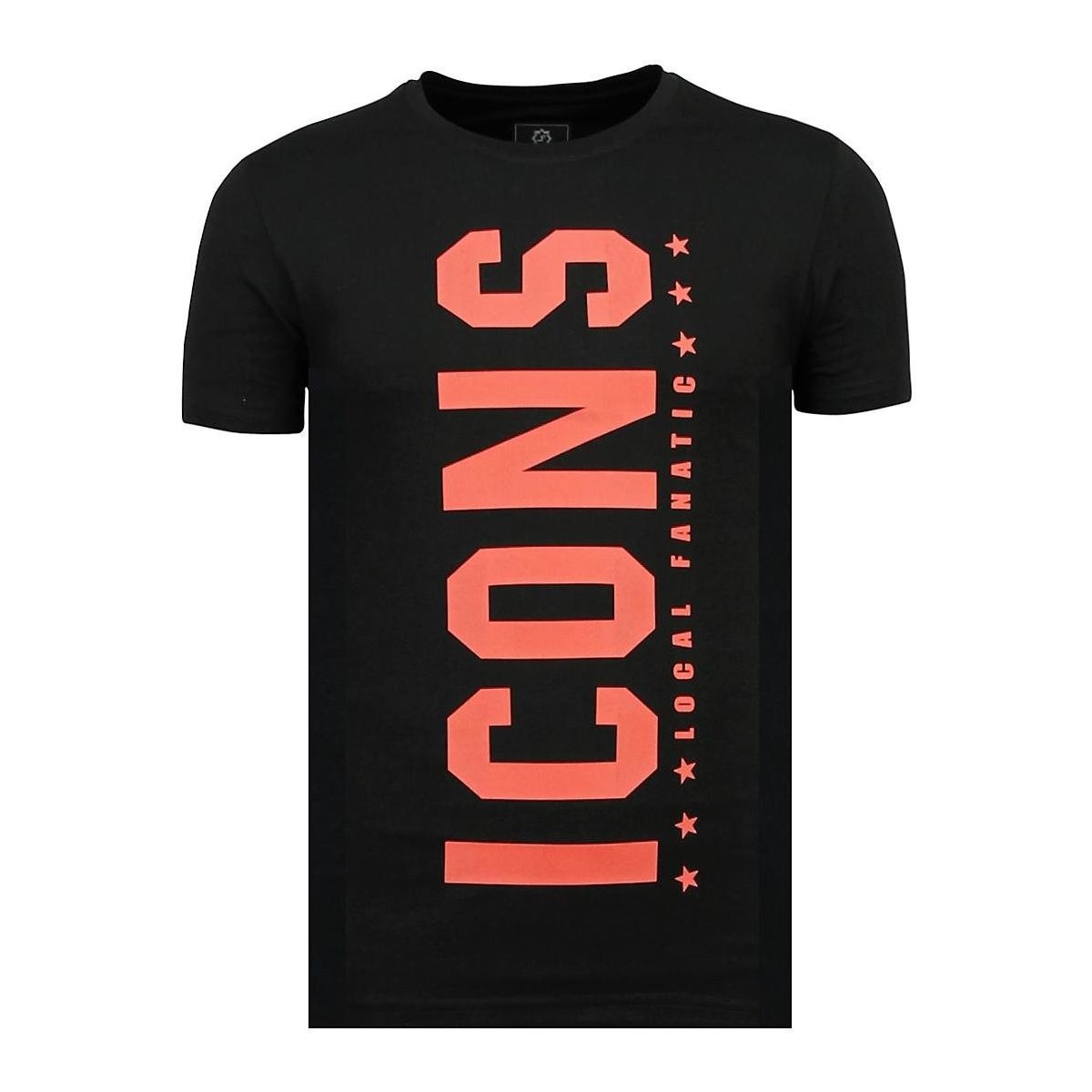 Textiel Heren T-shirts korte mouwen Local Fanatic ICONS Vertical Luxe Z Zwart