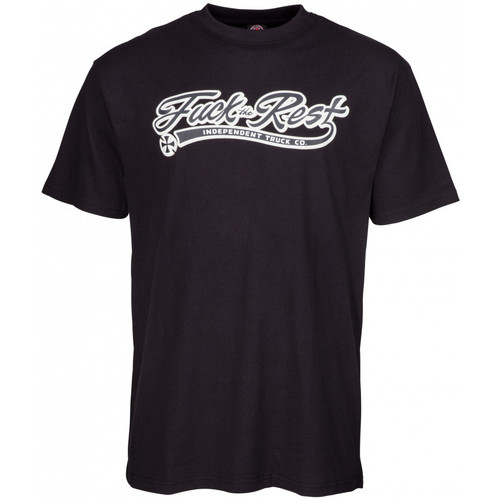 Textiel Heren T-shirts & Polo’s Independent Ftr script baseball Zwart