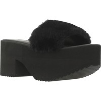 Schoenen Dames Leren slippers Clover 89835 Zwart