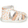 Schoenen Meisjes Sandalen / Open schoenen GBB AGRIPINE Wit / Orange