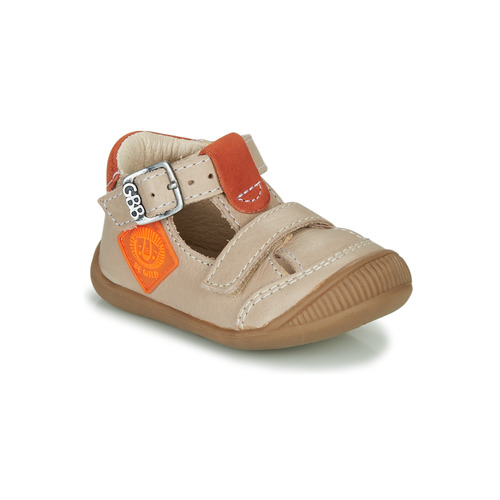 Schoenen Jongens Sandalen / Open schoenen GBB BOLINA Beige / Orange