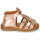 Schoenen Meisjes Sandalen / Open schoenen GBB CARETTE Roze / Gold