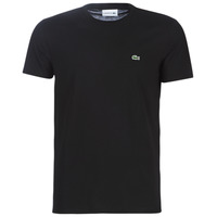 Textiel Heren T-shirts korte mouwen Lacoste TH6709 Zwart