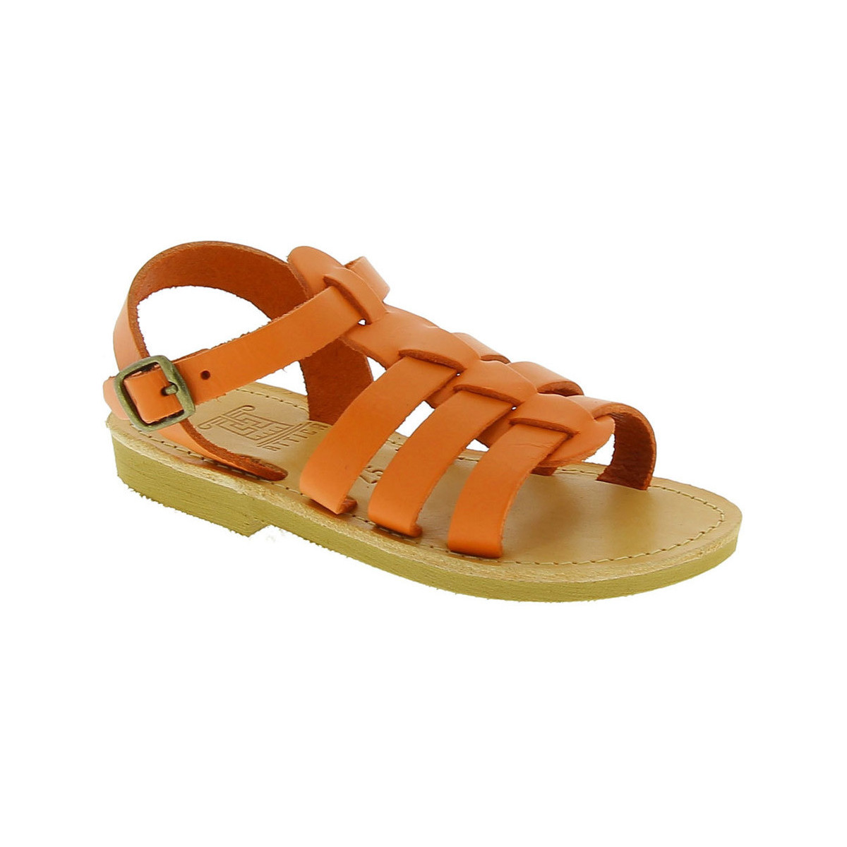 Schoenen Heren Sandalen / Open schoenen Attica Sandals PERSEPHONE CALF ORANGE Orange