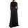 Textiel Dames Lange jurken La Martina KWD005-09999 Zwart