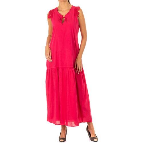 Textiel Dames Lange jurken La Martina LWD007-06072 Roze