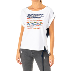 Textiel Dames T-shirts korte mouwen La Martina LWR308-B0043 Multicolour