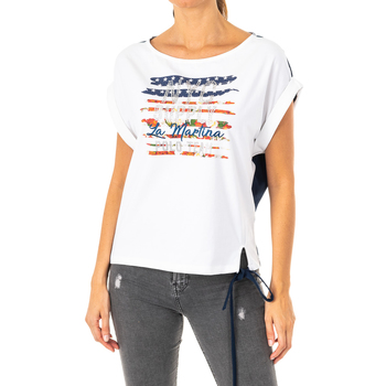 Textiel Dames T-shirts & Polo’s La Martina LWR308-B0043 Multicolour