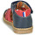 Schoenen Jongens Sandalen / Open schoenen GBB MACARON Marine / Rood