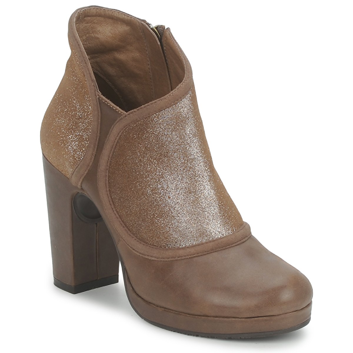 Schoenen Dames Low boots Esska TILLY Brown / Pailleté