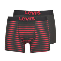 Ondergoed Heren Boxershorts Levi's MEN VINTAGE PACK X2 Rood / Zwart
