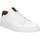 Schoenen Heren Sneakers Schmoove Spark Clay Cuir Homme Blanc Noir Wit