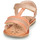 Schoenen Meisjes Sandalen / Open schoenen Kickers DIAMANTO Roze / Orange