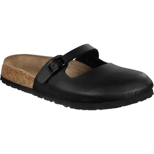 Schoenen Dames Leren slippers Birkenstock 1014398 Zwart