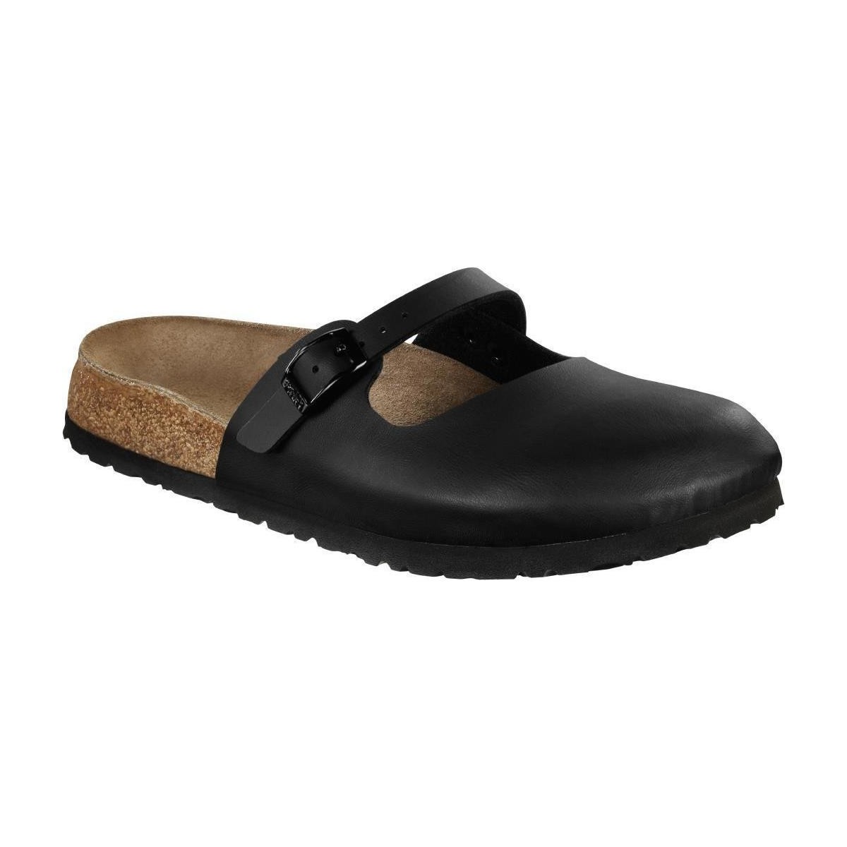 Schoenen Dames Leren slippers Birkenstock 1014398 Zwart