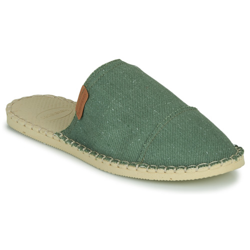 Schoenen Dames Leren slippers Havaianas ORIGINE FREE Groen