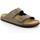 Schoenen Heren Leren slippers Grunland DSG-CB3012 Brown