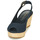 Schoenen Dames Sandalen / Open schoenen Tommy Hilfiger ICONIC ELBA SLING BACK WEDGE Blauw