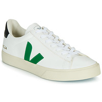 Schoenen Lage sneakers Veja CAMPO Wit / Groen / Zwart