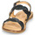 Schoenen Dames Sandalen / Open schoenen El Naturalista TULIP Zwart / Zilver