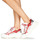 Schoenen Dames Lage sneakers Fru.it CARETTE Wit / Rood / Zilver