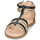 Schoenen Meisjes Sandalen / Open schoenen Geox SANDAL KARLY GIRL Zwart / Goud