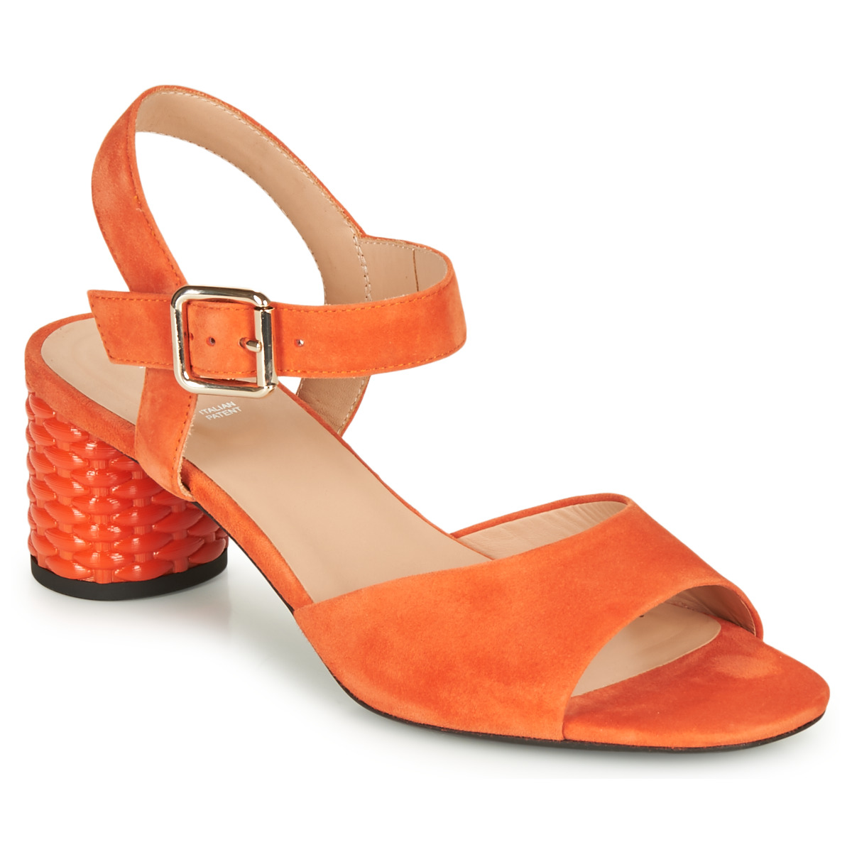 Schoenen Dames Sandalen / Open schoenen Geox D ORTENSIA MID SANDA Orange