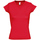 Textiel Dames T-shirts korte mouwen Sols MOON COLORS GIRL Rood