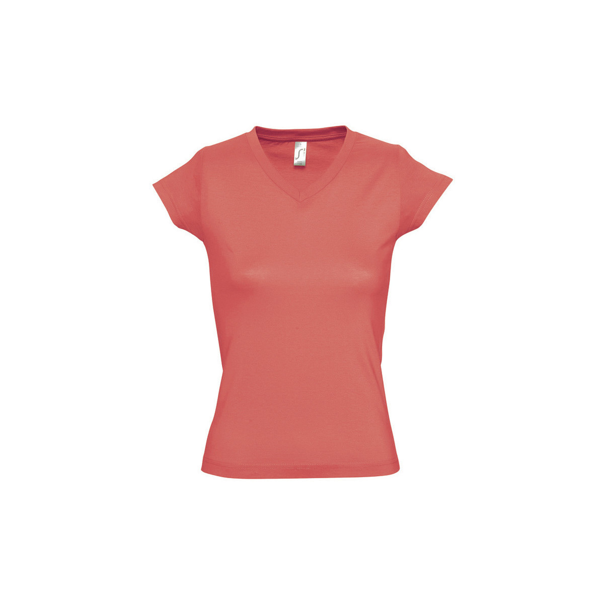Textiel Dames T-shirts korte mouwen Sols MOON COLORS GIRL Roze