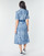 Textiel Dames Lange jurken Desigual KATE Blauw