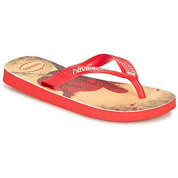 Schoenen Jongens Slippers Havaianas KIDS MARVEL Rood /  zwart