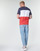 Textiel Heren T-shirts korte mouwen Fila DAY Marine / Rood / Wit
