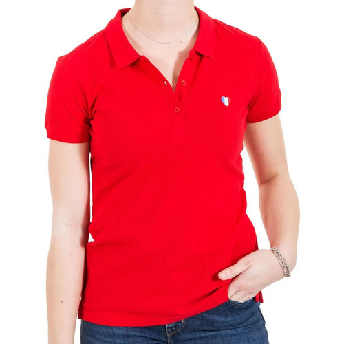 Textiel Dames T-shirts & Polo’s Teddy Smith  Rood