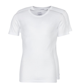 Textiel Heren T-shirts korte mouwen Athena T SHIRT COL ROND Wit