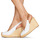 Schoenen Dames Sandalen / Open schoenen Tommy Hilfiger ICONIC ELENA SLING BACK WEDGE Wit