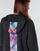 Textiel Dames Sweaters / Sweatshirts Emporio Armani EA7 TRAIN GRAPHIC SERIES W HOODIE CN GRAPHIC INSERT Zwart / Bloem / Multikleuren
