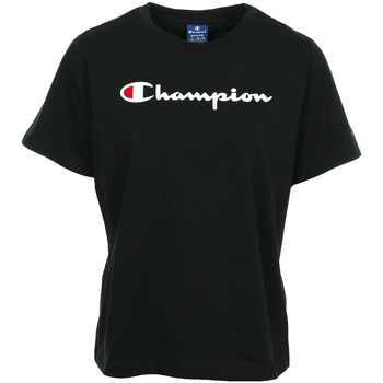 Textiel Dames T-shirts korte mouwen Champion Crewneck T-Shirt Wn's Zwart