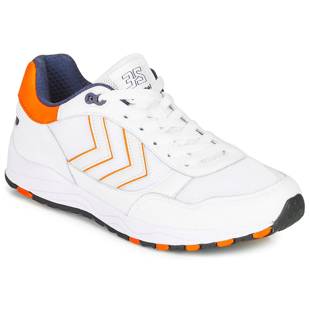 Schoenen Heren Lage sneakers hummel 3-S SPORT Wit / Orange