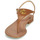 Schoenen Dames Sandalen / Open schoenen Lauren Ralph Lauren ELLINGTON SANDALS CASUAL Cognac