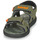 Schoenen Jongens Sandalen / Open schoenen Timberland PERKINS ROW 2-STRAP Groen / Orange