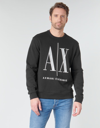 Textiel Heren Sweaters / Sweatshirts Armani Exchange HELIX Zwart