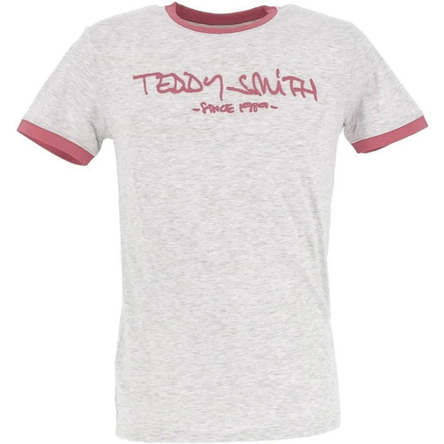 Textiel Heren T-shirts korte mouwen Teddy Smith  Grijs