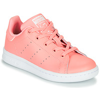 Schoenen Meisjes Lage sneakers adidas Originals STAN SMITH C Roze