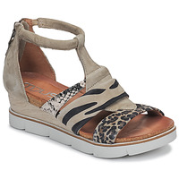 Schoenen Dames Sandalen / Open schoenen Mjus TAPASITA Taupe / Leopard