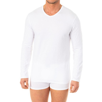 Ondergoed Heren Hemden Abanderado T-shirt X-Temp m / long Wit