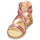 Schoenen Meisjes Sandalen / Open schoenen Citrouille et Compagnie IMOURAT Roze / Gold